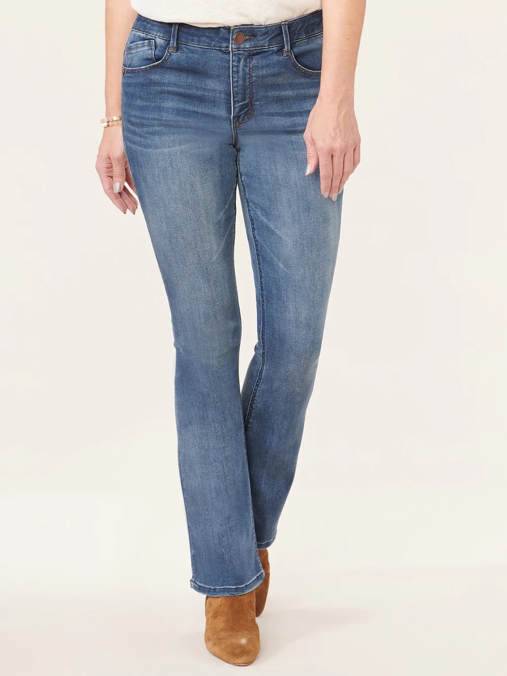 NWT Democracy “Ab” Solution High Rise Itty Bitty Boot Jeans